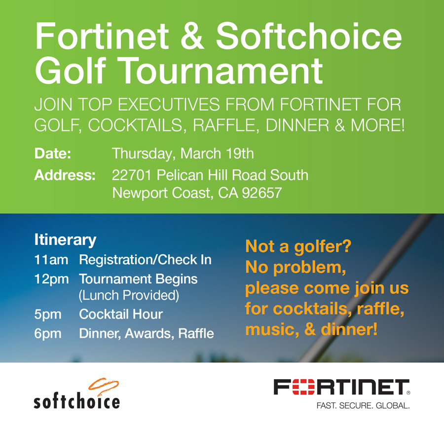 San Diego Golf Events & SoftChoice Golf Tournament